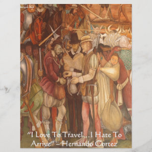 Hernando Cortez in Veracruz Weisheitszitat Geschen