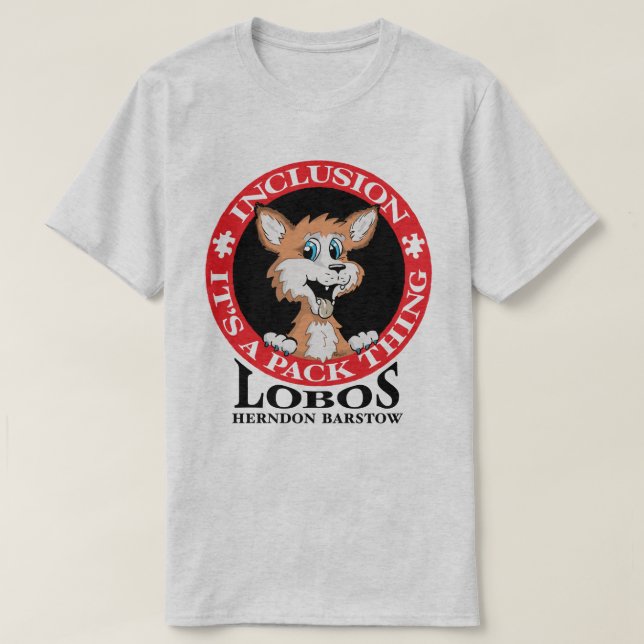Herndon Barstow Lobos Inklusion T-Shirt (Design vorne)