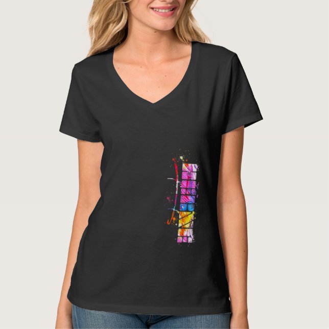 Herne Letters Watercolor Herne T-Shirt (Vorderseite)