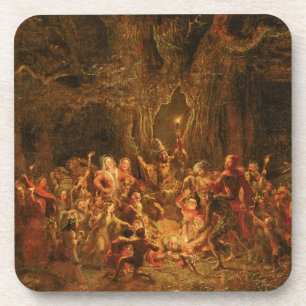 Hernes Eiche "von den fröhlichen Ehefrauen von Getränkeuntersetzer