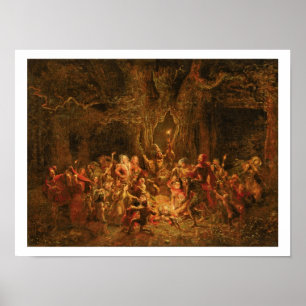 Herne's Oak von 'The Merry Ehefrauen of Windsor' v Poster