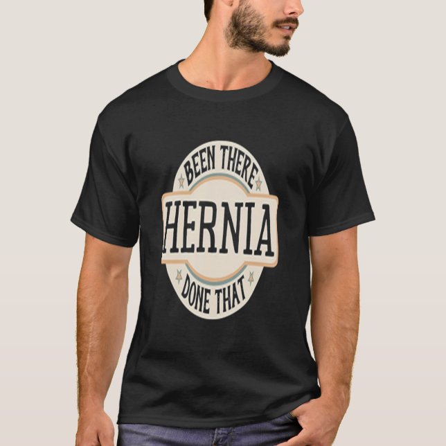 Hernia Reparatur Operation T - Shirt Männerfrauen  (Vorderseite)