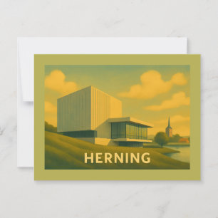 Herning Dänemark Moderne Kunst Postkarte