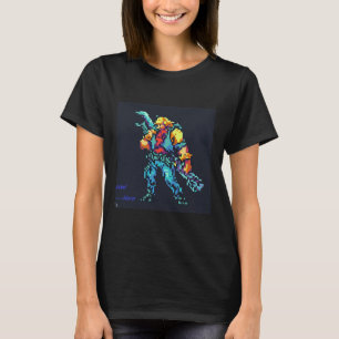 Hero (90er Jahre Retro Video Game Pixel Style Art) T-Shirt