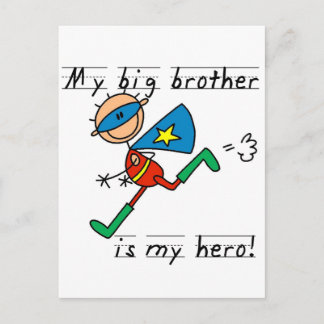 Hero Big Brother Tshirts und Geschenke Postkarte