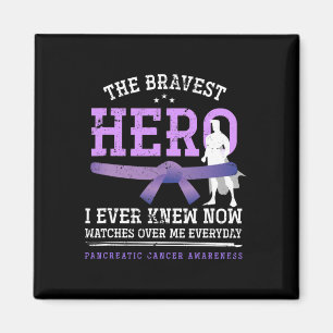 Hero Brave Cancer Warrior Gift Pankreas Krebs A Magnet