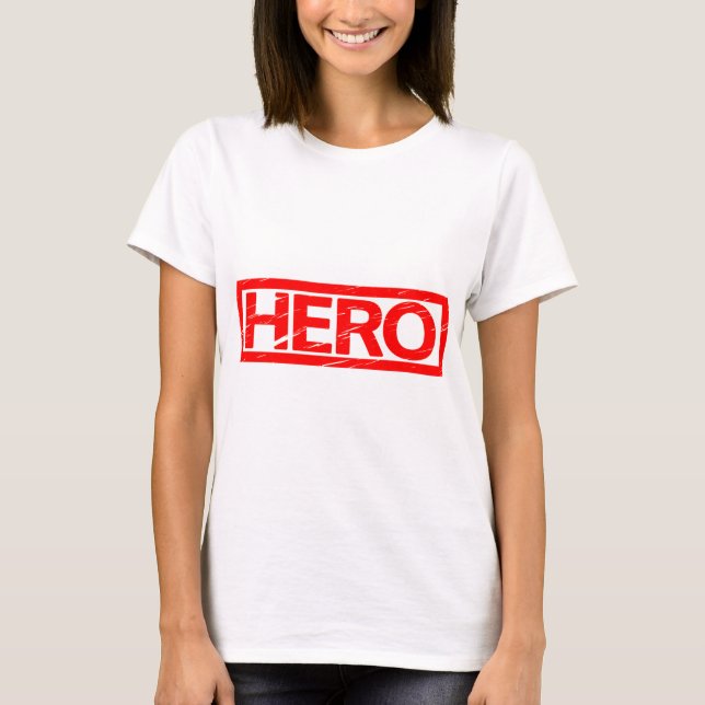 Hero Briefmarke T-Shirt (Vorderseite)