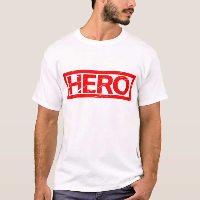 Hero Briefmarke T-Shirt (Vorderseite)