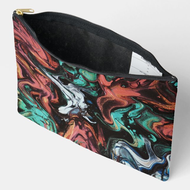 Hero Collision Print Cut Sew Bag Zubehörtasche (Offen)