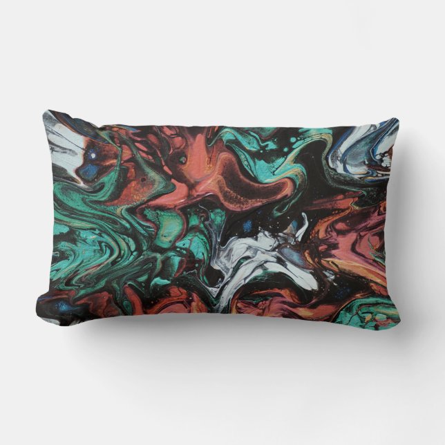 Hero Collision Throw Pillow Lendenkissen (Vorderseite)