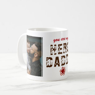 Hero Daddy Vater-Tag 2 Foto-Collage Kaffeetasse