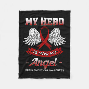 Hero ist jetzt mein Engel-Gehirn Aneurysm-Bewussts Fleecedecke