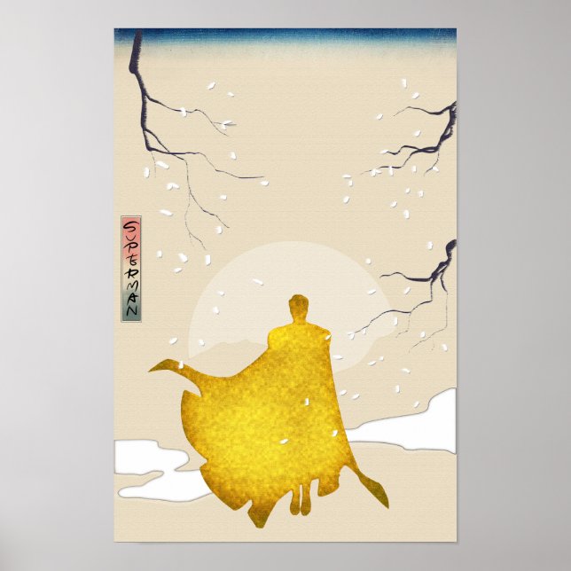 Hero Japanese Art Poster (Vorne)