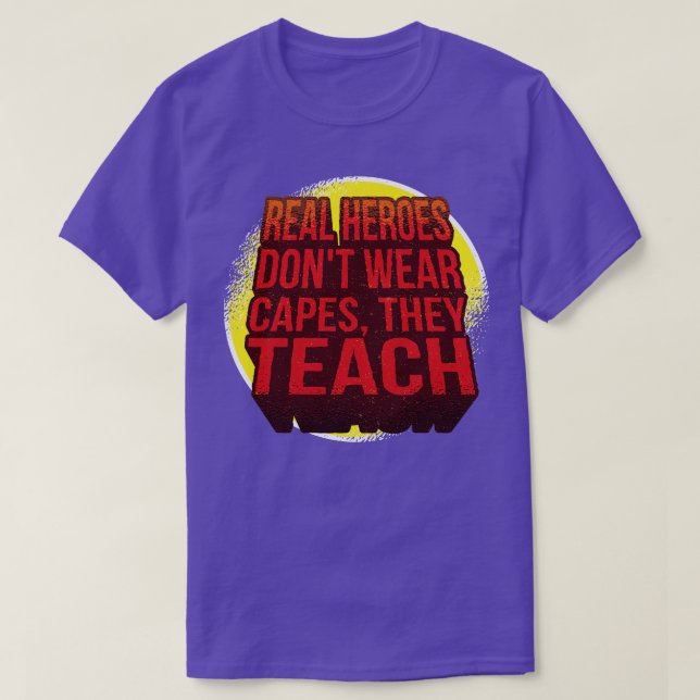 Hero Teachers T-Shirt (Design vorne)