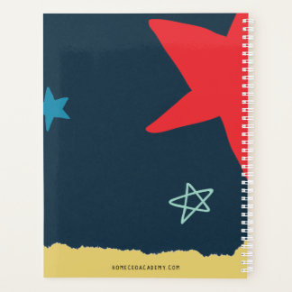 Hero-Themed Teacher Homeschool Planner (groß) Planer