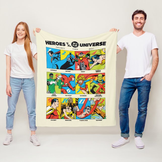 Heroes of the DC™ Universe Fleecedecke (Beispiel)