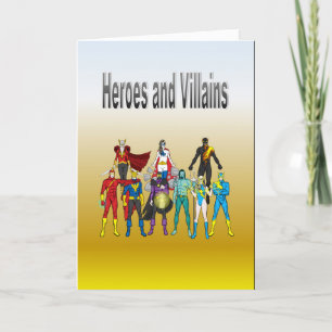 Heroes und Villains Karte