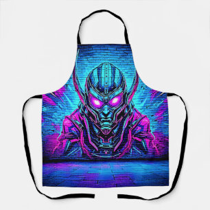 Heroic Cyberpunk Vibe Schürze