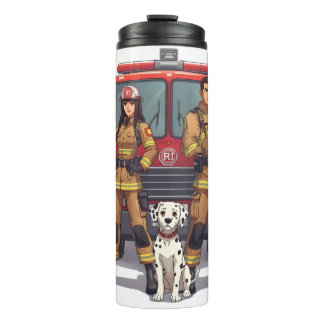 Heroic Firefighters Anime Thermal Tumbler Thermosbecher