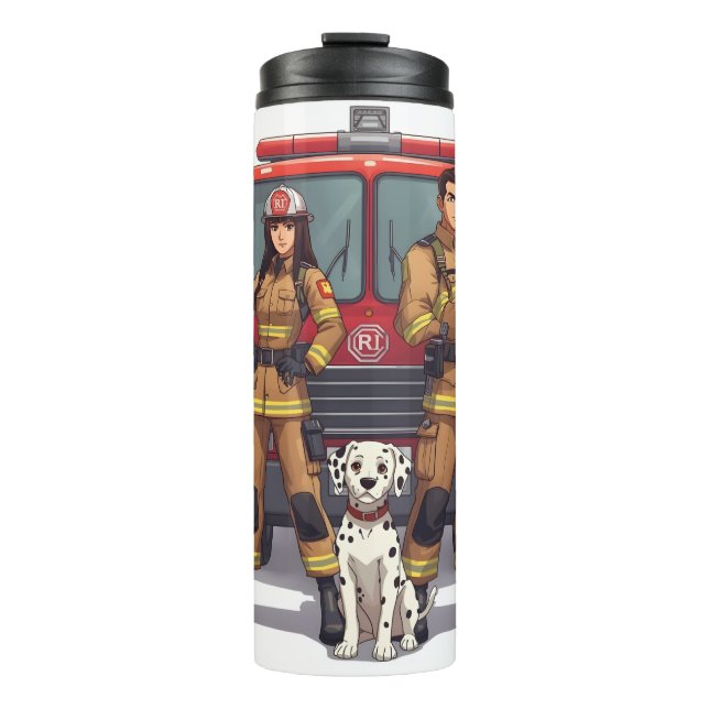 Heroic Firefighters Anime Thermal Tumbler Thermosbecher (Vorderseite)