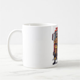 Heroic Firefighters & Dalmatian Anime Coffee Mug Kaffeetasse
