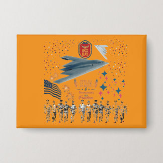 Heroic Hearts Tribute orange Button