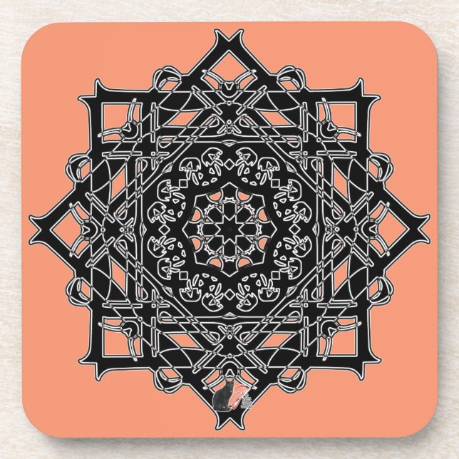 Heroic Octa Glyph Dusk Untersetzer (Vorderseite)