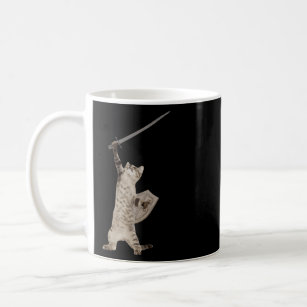 Heroic Warrior Knight Cat Kaffeetasse