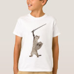 Heroic Warrior Knight Cat T-Shirt<br><div class="desc">... aber sie werden nie... .UNSERE FREIZEIT!! Diese niedliche Held-Kätzin wird bestimmt inspiriert.</div>