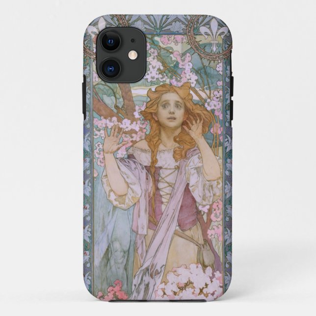 Heroine Joan of Arc von Alphonse Mucha Case-Mate iPhone Hülle (Rückseite)