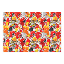 Heroischer Feuerwehrmann Themed