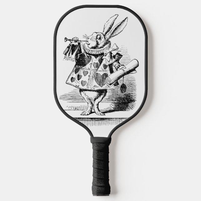 Herold Weißen Hasen Pickleball Schläger (Vorderseite)