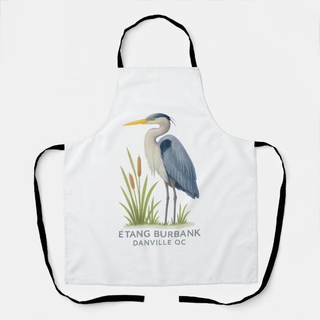 Héron bleu – Étang Burbank Danville QC | Design na Schürze (Vorderseite)