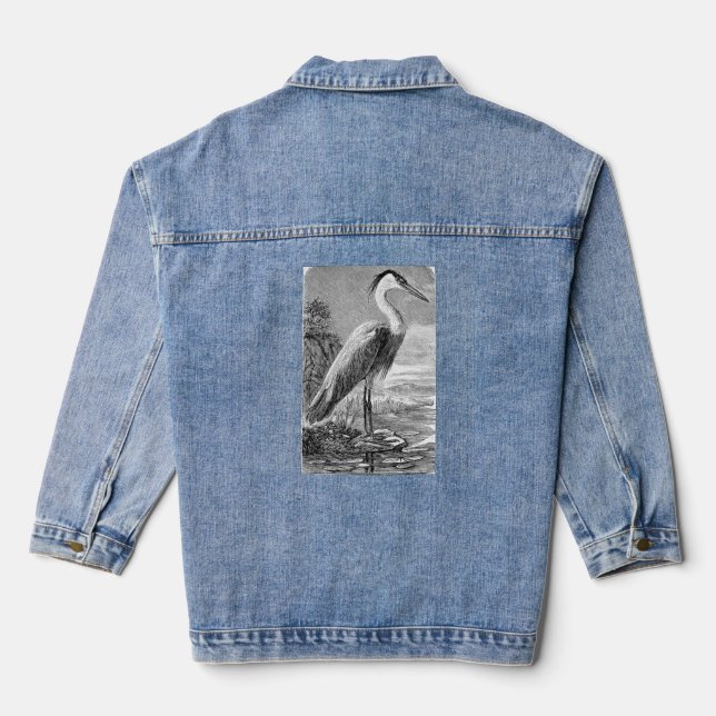 Heron Denim Jeansjacke (Rückseite)