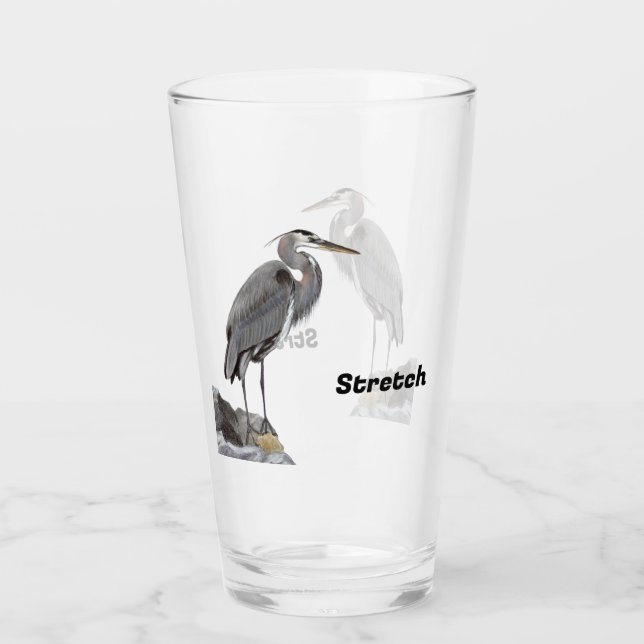 Heron Glas (Vorderseite)