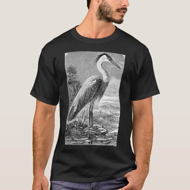Heron-Hemd T-Shirt (Vorderseite)