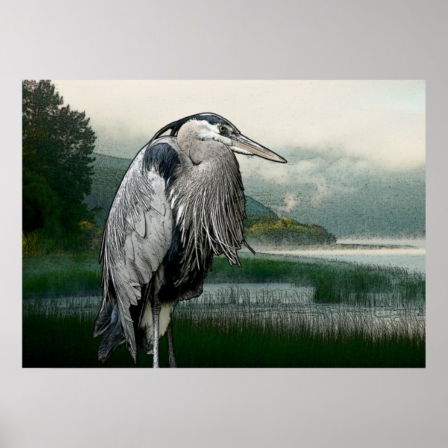 Heron Lake Poster (Vorne)