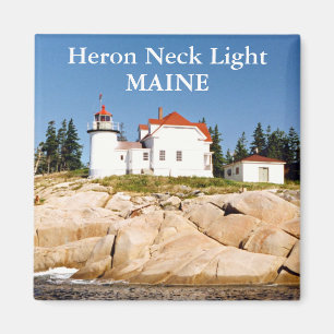 Heron Neck Light, Maine Magnet