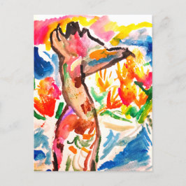 Heron nice postkarte