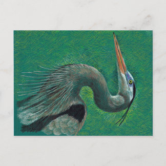 Heron Postkarte