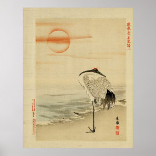 Heron Schlafposter Poster