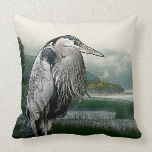 Heron See Kissen