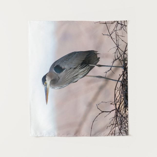 Heron Tapestry Wandteppich (Vorderseite)