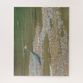Heron und Babykrabbe-Tricky-Puzzle Puzzle
