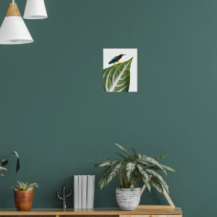 Heron und Leaf Print, Value Poster Paper (Matte)