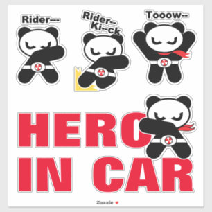 Heropandär Aufkleber