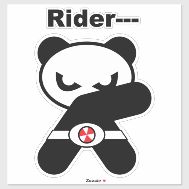 Heropandär Aufkleber (Blatt)