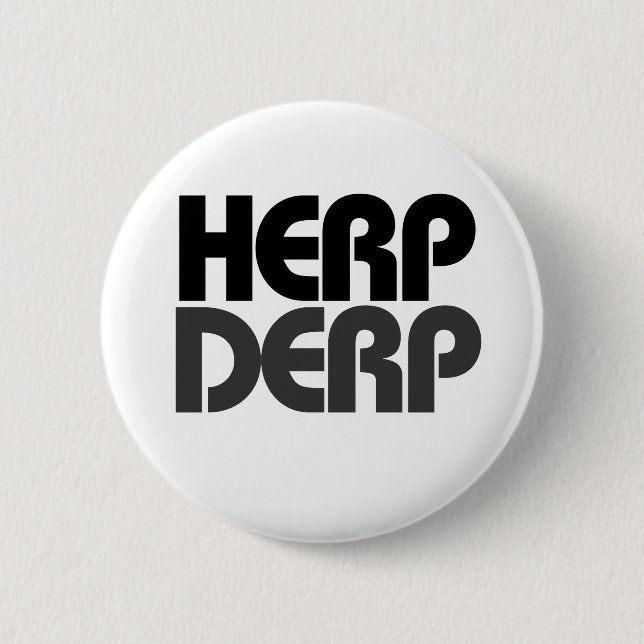 Herp Derp Button (Vorderseite)