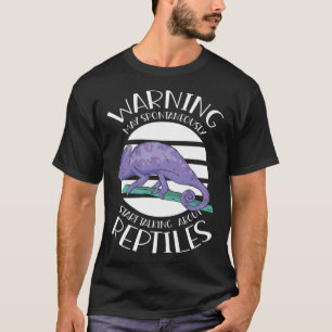 Herpetologe Bekleidung Herpetologie Reptil für Fra T-Shirt