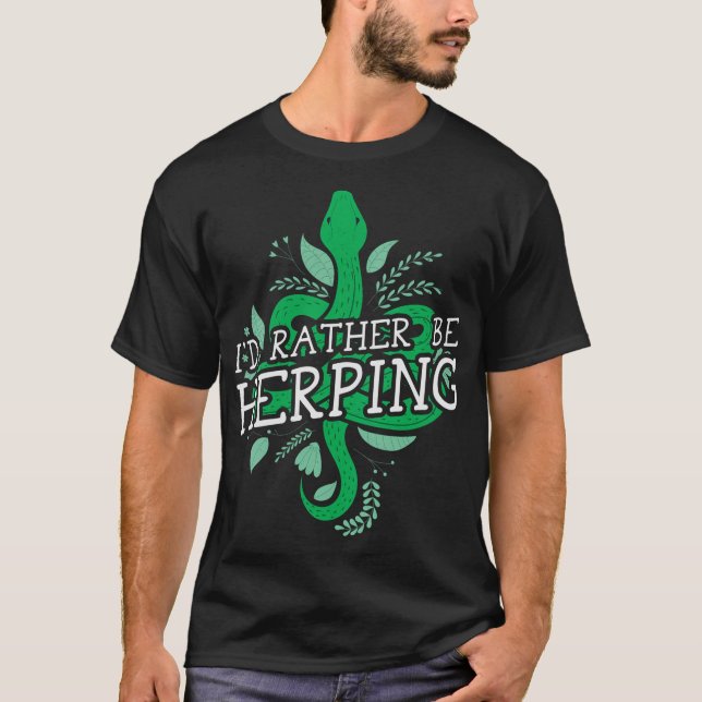 Herpetologe Herpetology Herpetology Herper S2 (51) T-Shirt (Vorderseite)